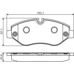 Bosch Bremsbelagsatz 0 986 495 098 Bosch Bremsbelagsatz 0 986 495 098