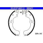 ATE Bremsbacken 03.0137-0431.2 ATE Bremsbacken 03.0137-0431.2