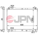 JPN Kühler, Motorkühlung 60C9049-JPN JPN Kühler, Motorkühlung 60C9049-JPN
