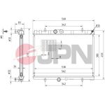 JPN Kühler, Motorkühlung 60C9042-JPN JPN Kühler, Motorkühlung 60C9042-JPN