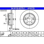 Bremsscheibe Hyundai T. I30 1.4-1.6 11 24.0110-0379.1 Bremsscheibe Hyundai T. I30 1.4-1.6 11 24.0110-0379.1