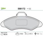 Valeo Bremsbelagsatz 598172