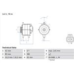 Bosch Lichtmaschine 0 986 041 790 Bosch Lichtmaschine 0 986 041 790