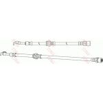 TRW Bremsschlauch PHD991 TRW Bremsschlauch PHD991