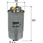 Valeo Kraftstofffilter 587570 Valeo Kraftstofffilter 587570