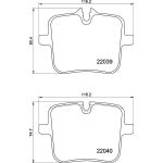 BREMBO Bremsklötze HA P 06 109 BREMBO Bremsklötze HA P 06 109
