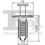 FA1 Befestigungsclip Zier-/Schutzleiste 14-20007.10 FA1 Befestigungsclip Zier-/Schutzleiste 14-20007.10