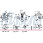 NISSENS Turbolader 93796 NISSENS Turbolader 93796