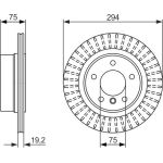 Bosch Bremsscheibe Hinterachse 0 986 479 670 Bosch Bremsscheibe Hinterachse 0 986 479 670