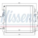 Nissens Wasserkühler PKW 63762 Nissens Wasserkühler PKW 63762