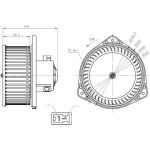 Innenraumgebläse 34303 Innenraumgebläse 34303