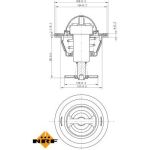 Thermostat, Kühlmittel 725083 Thermostat, Kühlmittel 725083
