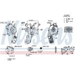 NISSENS Turbolader 93496 NISSENS Turbolader 93496