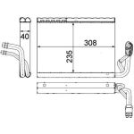 MAHLE Verdampfer, Klimaanlage AE 91 000P MAHLE Verdampfer, Klimaanlage AE 91 000P