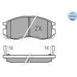 Bremsbelagsatz Mitsubishi P. Colt/Eclipse/Galant 1,8-2,5 V6 87-04 Mit Sensor 025 216 4716/W Bremsbelagsatz Mitsubishi P. Colt/Eclipse/Galant 1,8-2,5 V6 87-04 Mit Sensor 025 216 4716/W