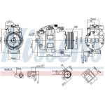 NISSENS Kompressor 890068 NISSENS Kompressor 890068