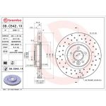 Bremsscheibe VA Xtra 09.C542.1X Bremsscheibe VA Xtra 09.C542.1X