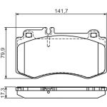 Bremsbelagsatz Db P. W212 09 0 986 494 405 Bremsbelagsatz Db P. W212 09 0 986 494 405