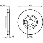 Bremsscheibe VA 0 986 479 143 Bremsscheibe VA 0 986 479 143