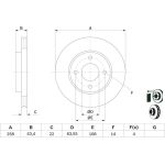 Bremsscheibe VA 0 986 478 892 Bremsscheibe VA 0 986 478 892