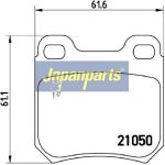 Japanparts Bremsbeläge PP-0404AF Japanparts Bremsbeläge PP-0404AF