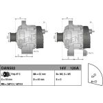 DENSO Generator DAN502 DENSO Generator DAN502