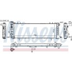 Nissens Wasserkühler PKW 609881 Nissens Wasserkühler PKW 609881