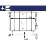 Kühler, Motorkühlung CR 452 000S Kühler, Motorkühlung CR 452 000S