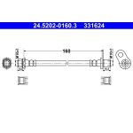 ATE Bremsschlauch 24.5202-0160.3 ATE Bremsschlauch 24.5202-0160.3