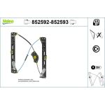 Valeo Fensterheber 852592 Valeo Fensterheber 852592