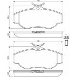 0 986 424 565 Bosch Bremsbelagsatz 0 986 424 565 0 986 424 565 Bosch Bremsbelagsatz 0 986 424 565