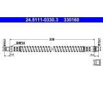 ATE Bremsschlauch 24.5111-0330.3 ATE Bremsschlauch 24.5111-0330.3
