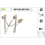 VALEO 851102 Fensterheber VALEO 851102 Fensterheber