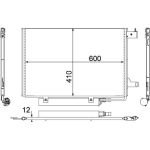 MAHLE Kondensator, Klimaanlage AC 370 000P MAHLE Kondensator, Klimaanlage AC 370 000P