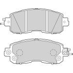 Valeo Bremsbelagsatz 302742 Valeo Bremsbelagsatz 302742