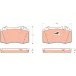 Bremsklötze VA SUV/LCV GDB1454 Bremsklötze VA SUV/LCV GDB1454