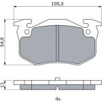 Bremsbelag 0 986 424 992 Bremsbelag 0 986 424 992