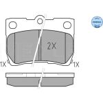 Bremsbelagsatz Lexus T. Gs 300/430 05- Mit Sensor 025 243 2315/W Bremsbelagsatz Lexus T. Gs 300/430 05- Mit Sensor 025 243 2315/W