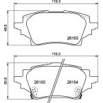 BREMBO Bremsklötze HA P 83 178 BREMBO Bremsklötze HA P 83 178