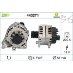 Valeo Lichtmaschine 443271 Valeo Lichtmaschine 443271