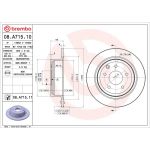 85 482 030 Bremsscheibe HA 08.A715.11 85 482 030 Bremsscheibe HA 08.A715.11
