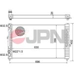 JPN Kühler, Motorkühlung 60C9001-JPN JPN Kühler, Motorkühlung 60C9001-JPN