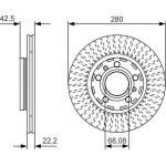 Bosch Bremsscheibe 0 986 479 C89 Bosch Bremsscheibe 0 986 479 C89