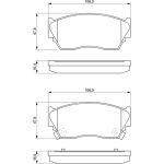 Bosch Bremsbelagsatz 0 986 460 997 Bosch Bremsbelagsatz 0 986 460 997