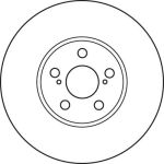 82 481 103 Bremsscheibe VA DF4871 82 481 103 Bremsscheibe VA DF4871