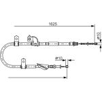 Handbremsseil li 1987482081 Handbremsseil li 1987482081