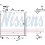 Nissens Wasserkühler PKW 628988 Nissens Wasserkühler PKW 628988