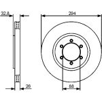Bosch Bremsscheibe Vorderachse 0 986 479 416 Bosch Bremsscheibe Vorderachse 0 986 479 416