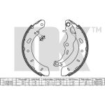 Bremsbacken Ford B-Max/Focus 11 2725819 Bremsbacken Ford B-Max/Focus 11 2725819