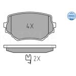 Bremsbelagsatz Suzuki P. Vitara 95- Mit Sensor 025 233 1414/W Bremsbelagsatz Suzuki P. Vitara 95- Mit Sensor 025 233 1414/W